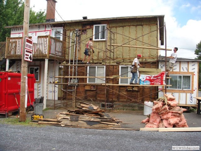 Revêtement extérieur #1(avant les travaux)